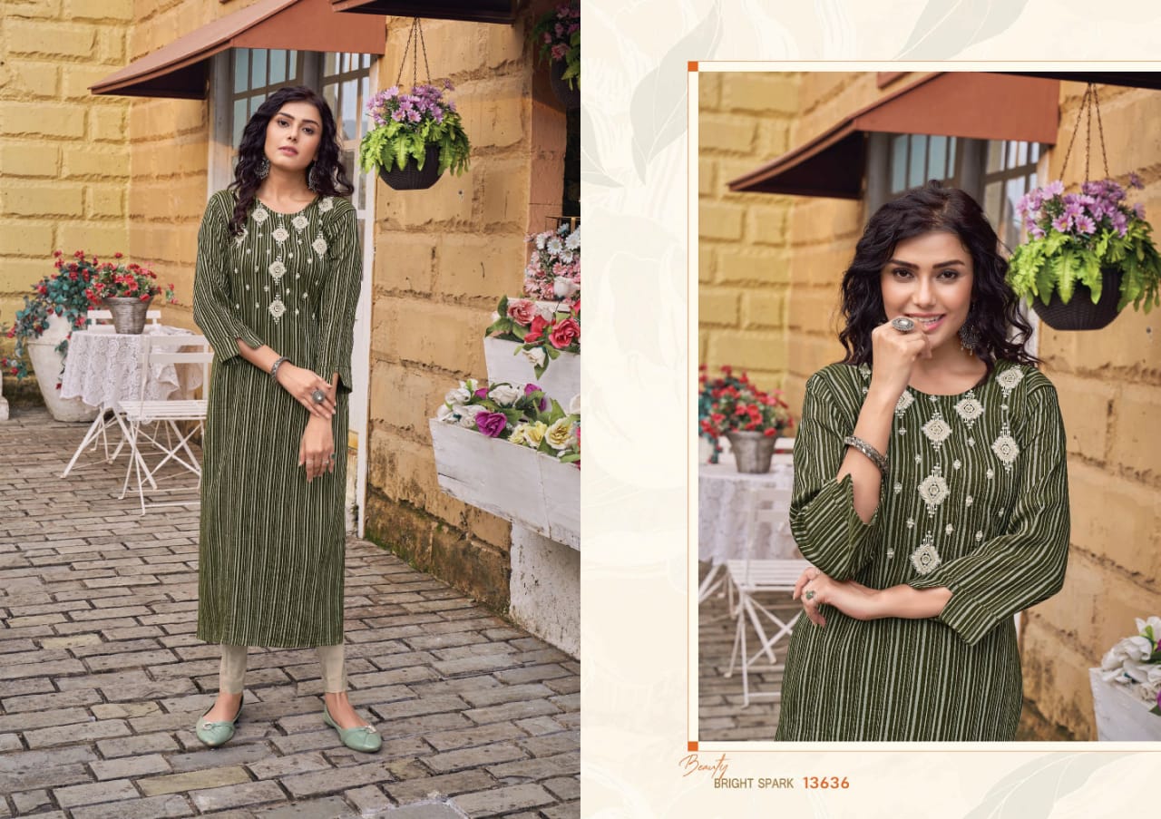 Juliet By Kalaroop 13636-13639 Designer Kurtis Catalog